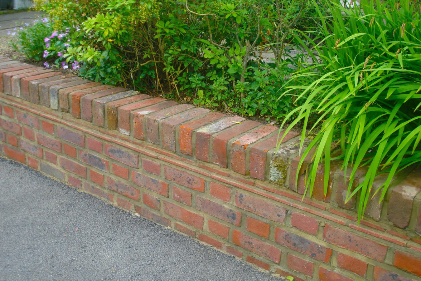 Brick wall installation in Berkeley, CA