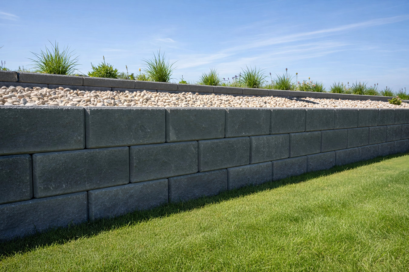 Concrete block walls