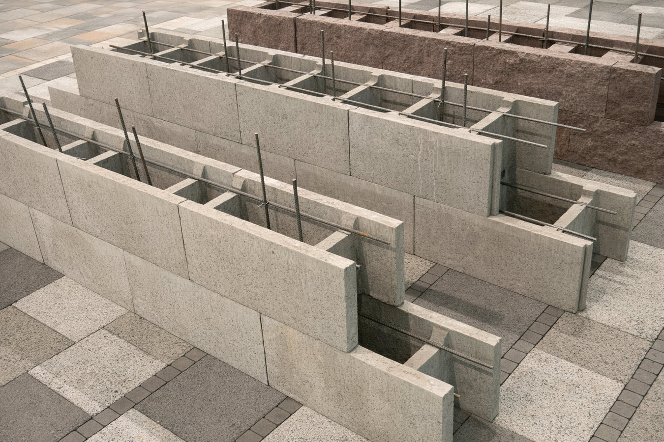 Foundation block wall installation